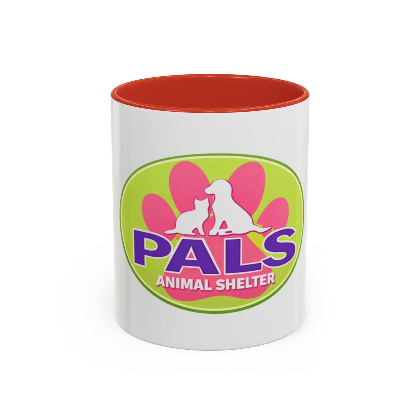 PALS Animal Shelter Accent Coffee Mug – 11/15oz Pet Rescue Logo Mug