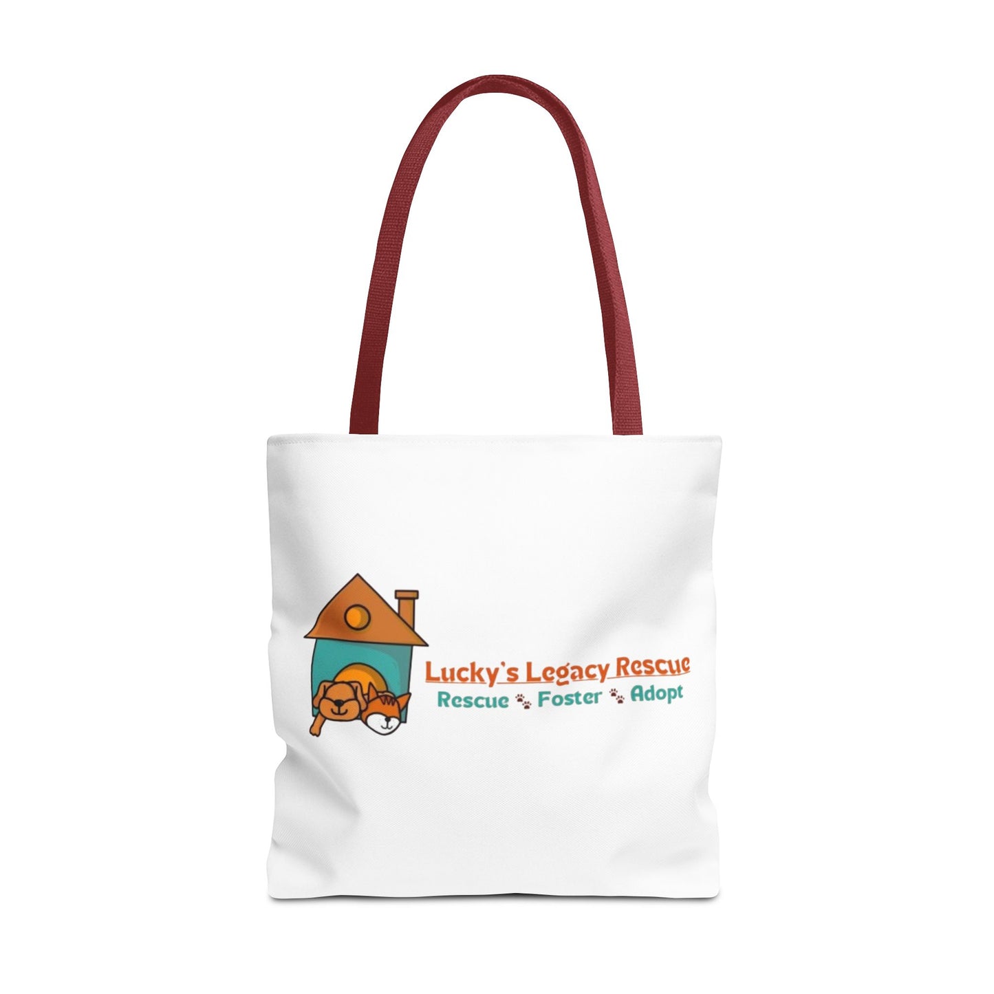 Lucky's Legacy Rescue Logo Tote (Rescue • Foster • Adopt)