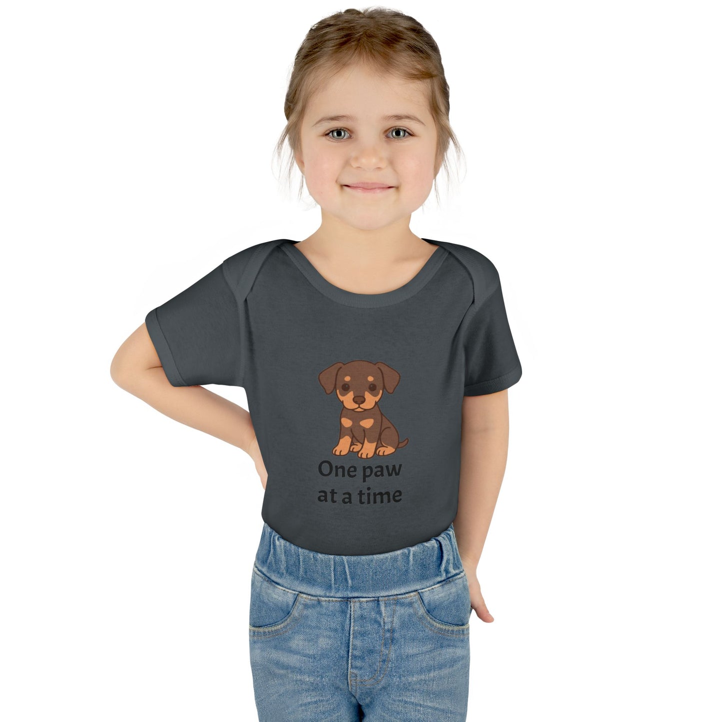 Doberman Rescue Adorable Baby Bodysuit