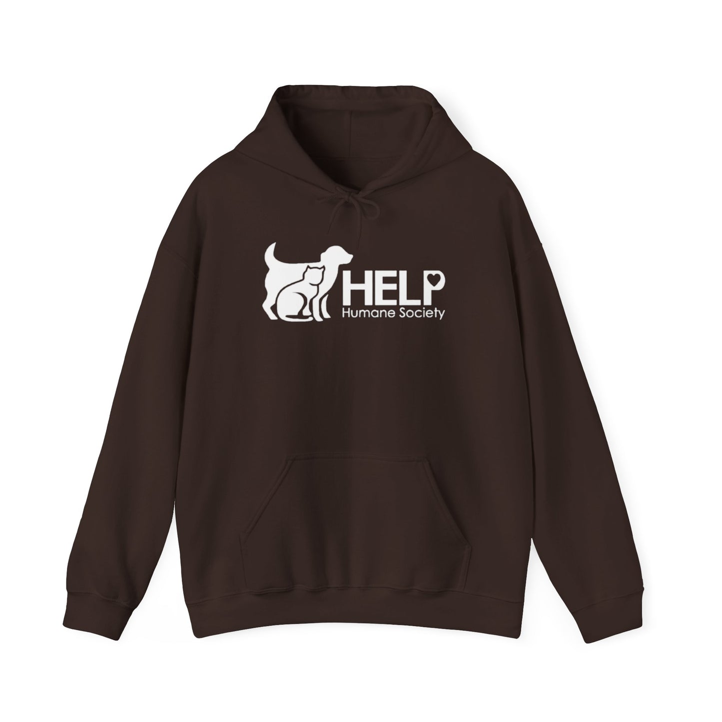 HELP Humane Society White Logo - Fundraising Hoodie