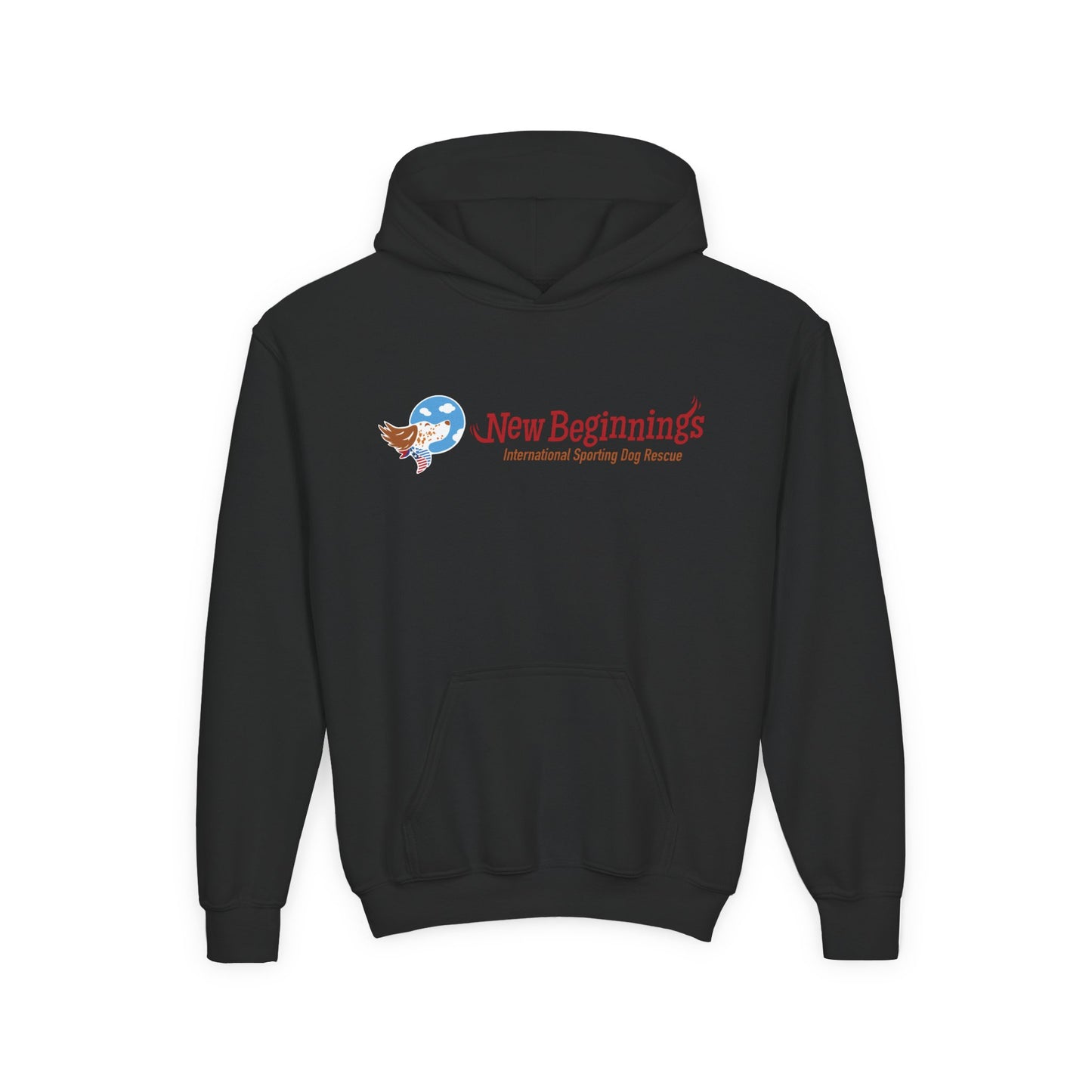 Youth Hoodie - "New Beginnings" Inspirational Logo Pullover