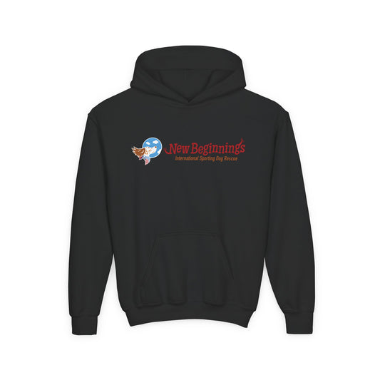 Youth Hoodie - "New Beginnings" Inspirational Logo Pullover