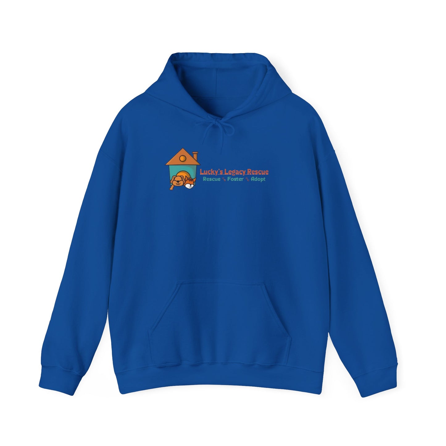 Lucky's Legacy Rescue Animal Rescue Logo Hoodie