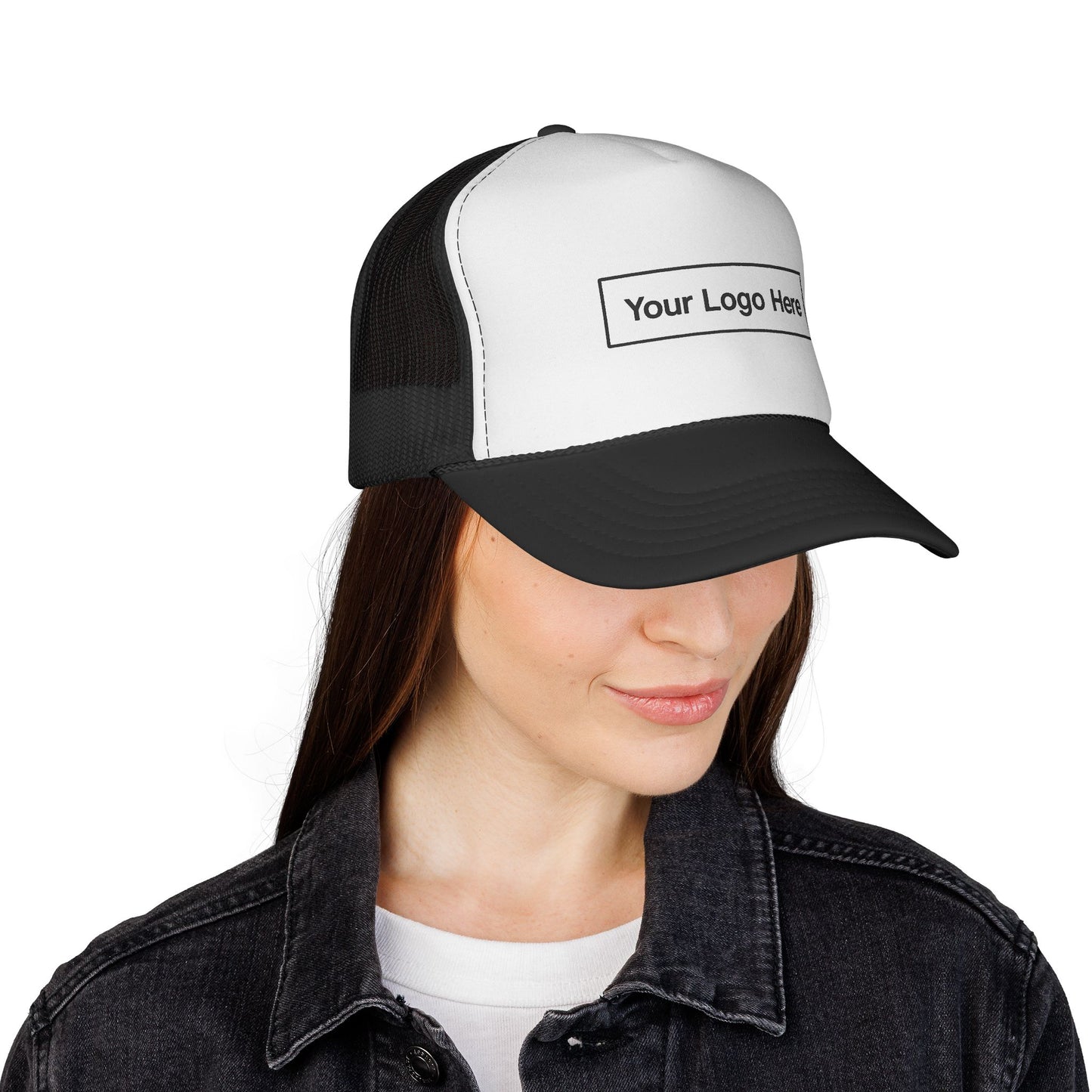 Custom Logo Trucker Cap — Example Logo