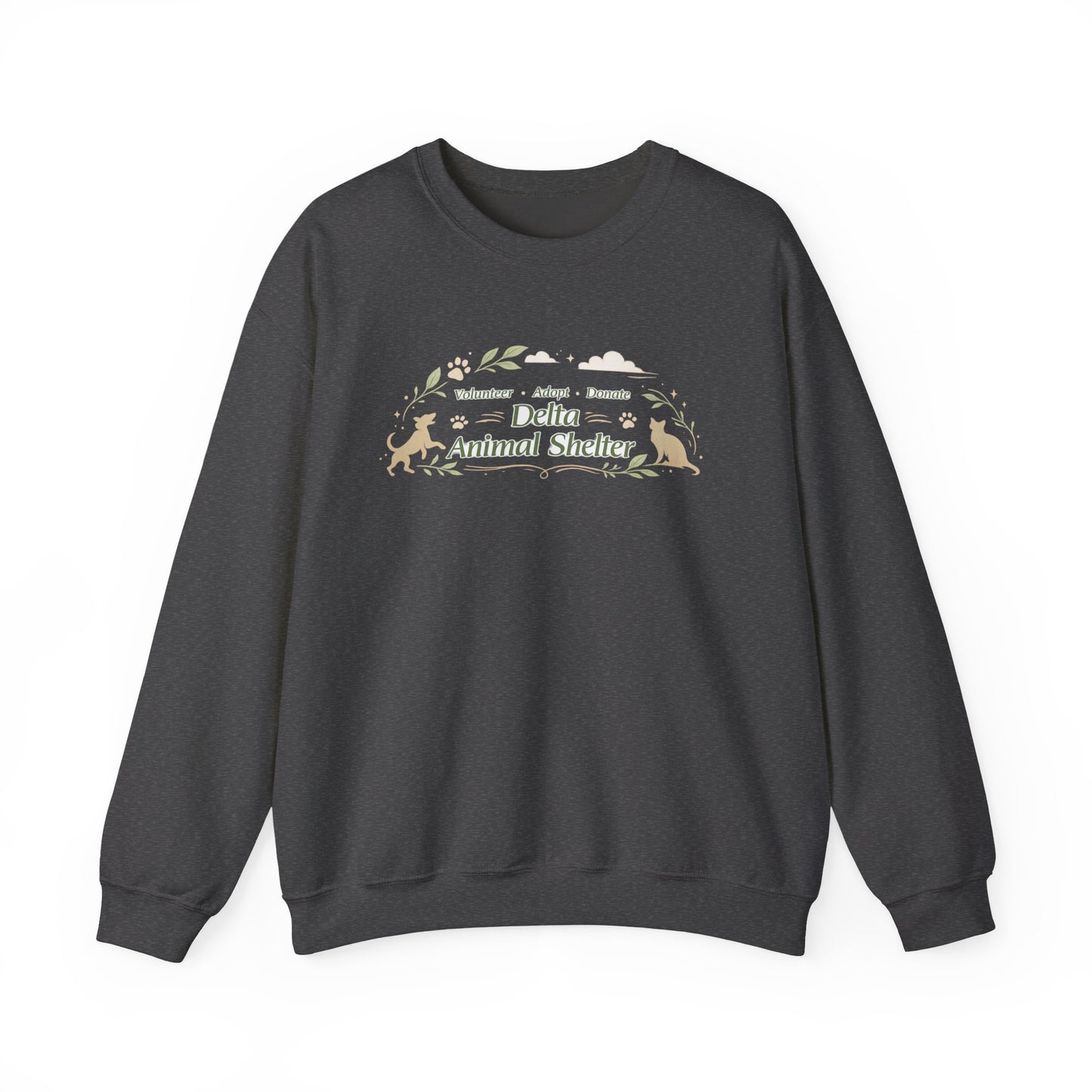 Delta Animal Shelter "Eco" Collection Crewneck Sweatshirt