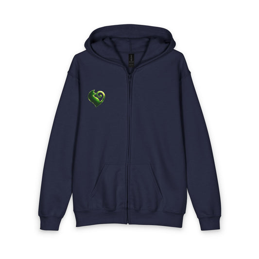 HELP Humane Zip Up Hoodie St. Patrick's Day - Logo on the Back