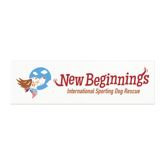New Beginnings Sporting Dog Rescue Car Magnet