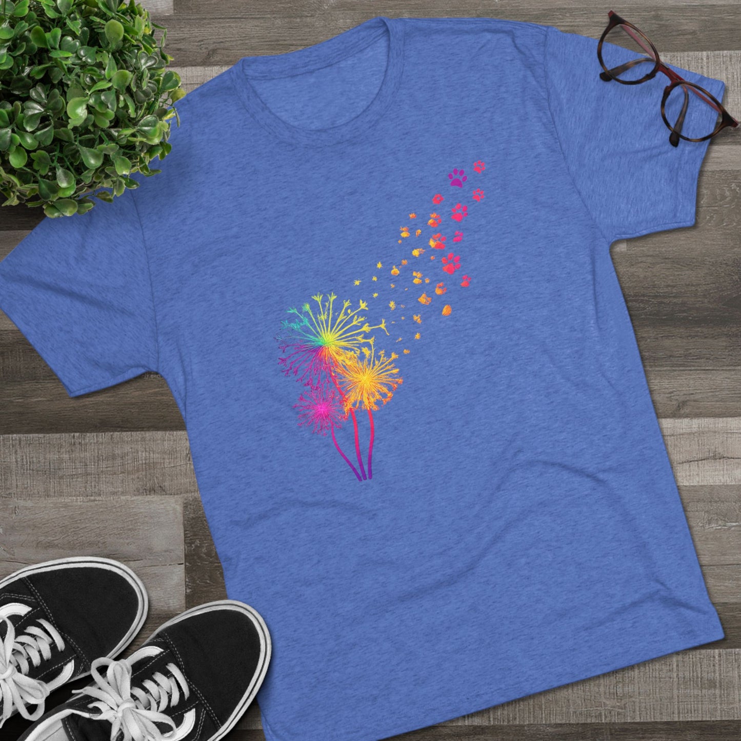 Delta Animal Shelter Tri-Blend Dandelion T-Shirt