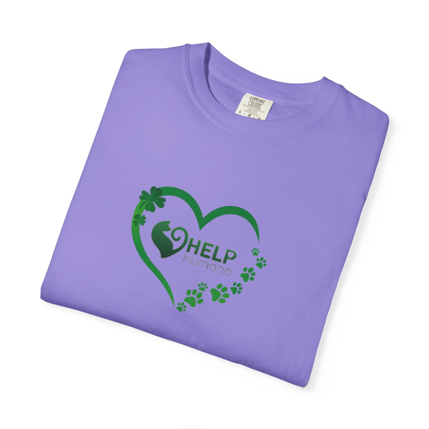 HELP Humane St. Patrick's Day T-Shirt - Heart and Paws