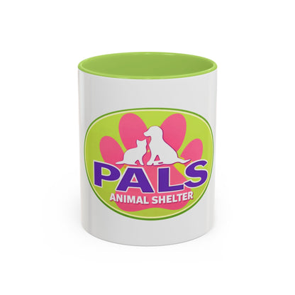 PALS Animal Shelter Accent Coffee Mug – 11/15oz Pet Rescue Logo Mug