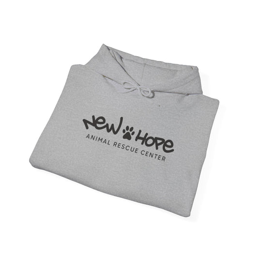 New Hope Animal Rescue Hoodie — Paw Logo Charity Sweatshirt