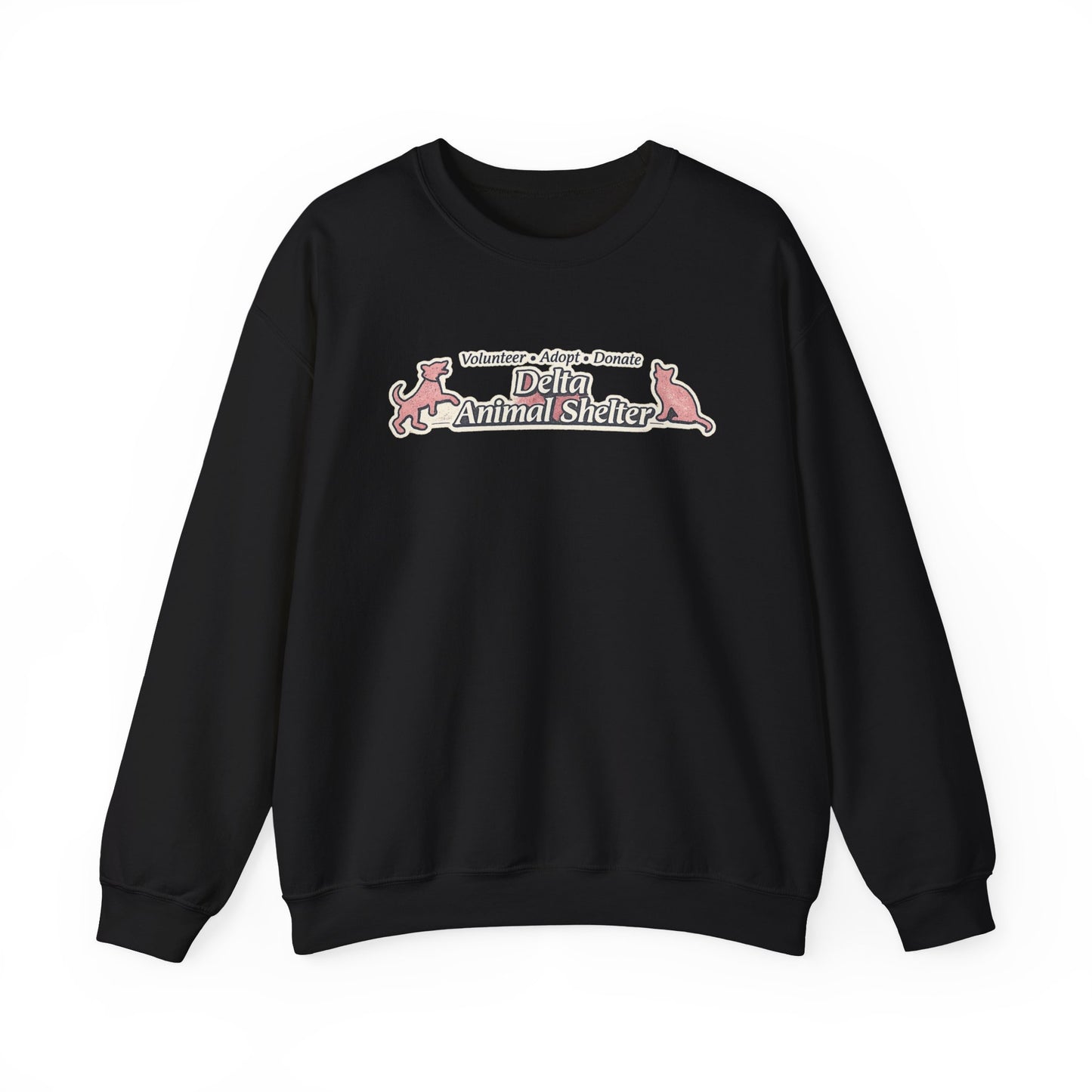 Delta Animal Shelter "Retro" Collection Crewneck Sweatshirt (Internal)