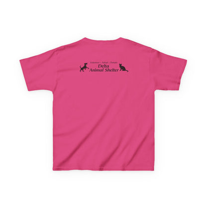 Youth Delta Animal Shelter "Line Art" Collection - Logo on Back