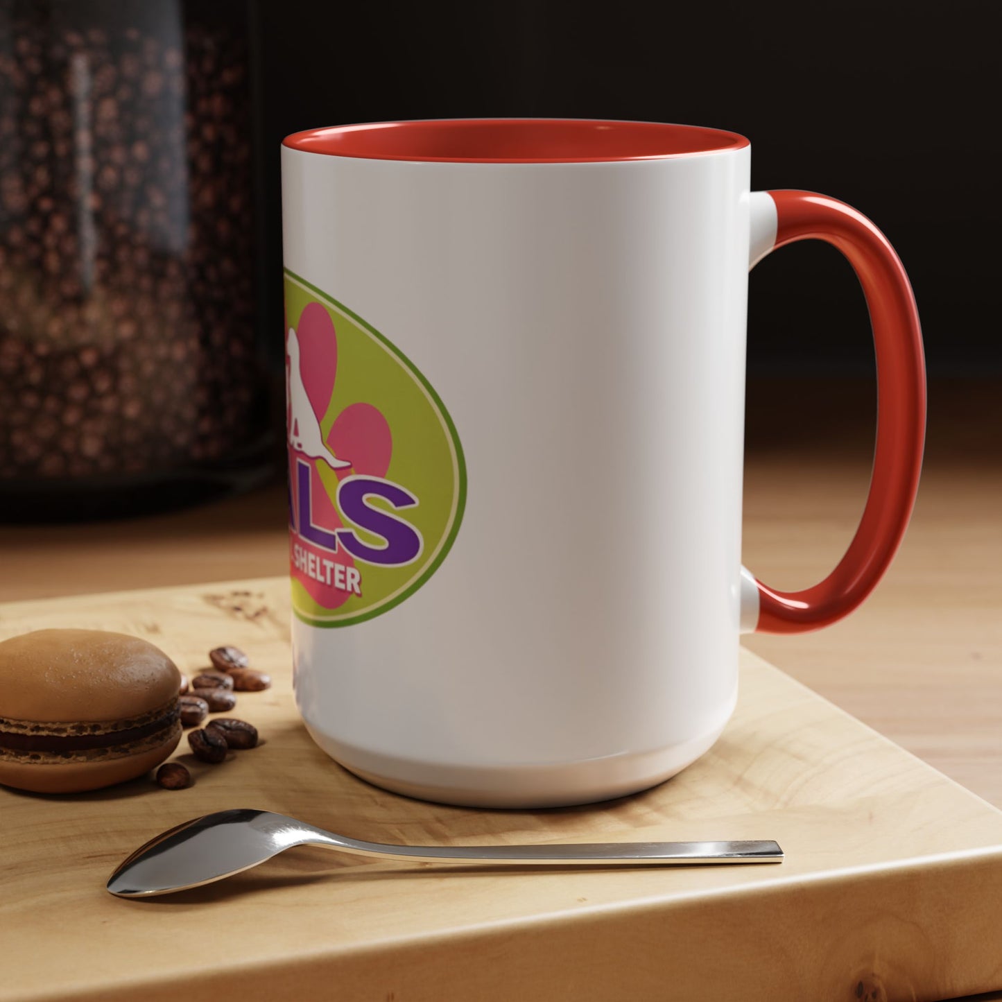 PALS Animal Shelter Accent Coffee Mug – 11/15oz Pet Rescue Logo Mug