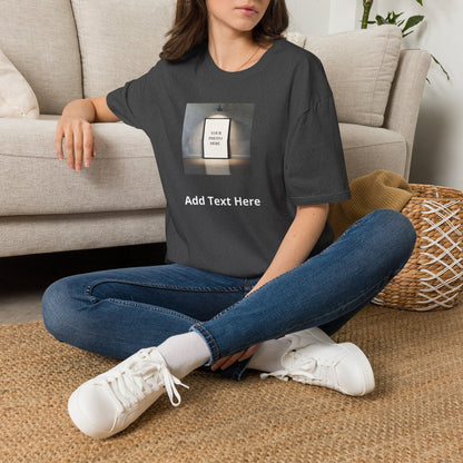 Customizable T-Shirt Photo & Text