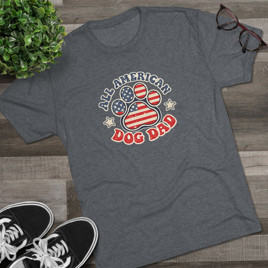Delta All American Dog Dad Breathable Tri Blend T-Shirt