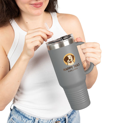 Happy Tails Insulated Travel Mug, 40oz Tumbler