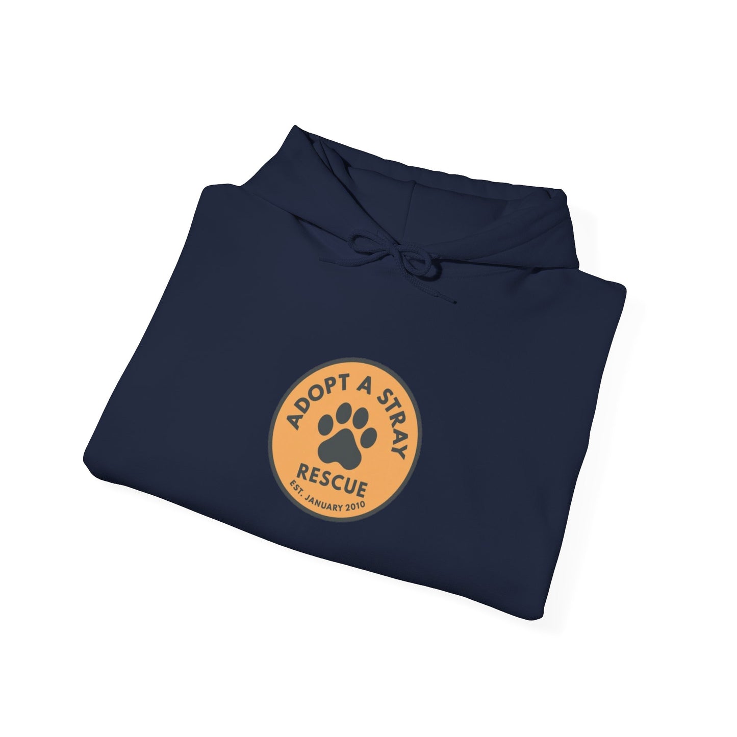 Adopt a Shelter Rescue Hoodie — Paw Print Animal Rescue Support Sweatshirt