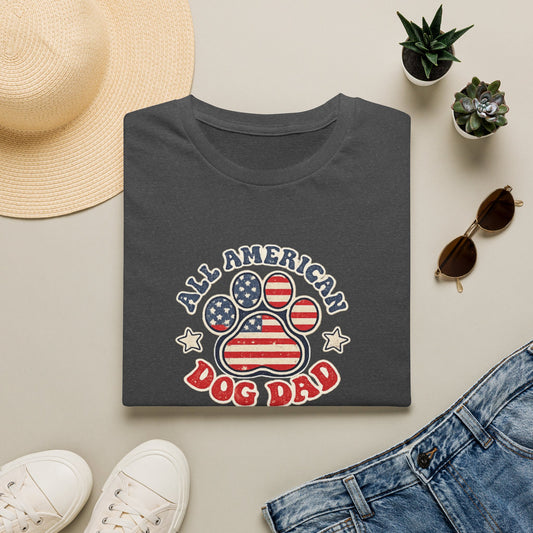Delta All American Dog Dad Cotton T-Shirt