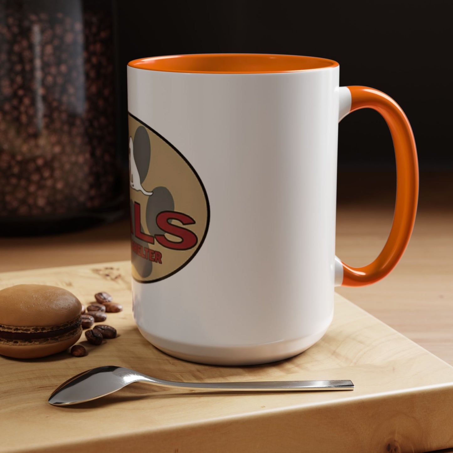 PALS Animal Shelter Coffee Mug – Paw Print Rescue Supporter 11/15oz