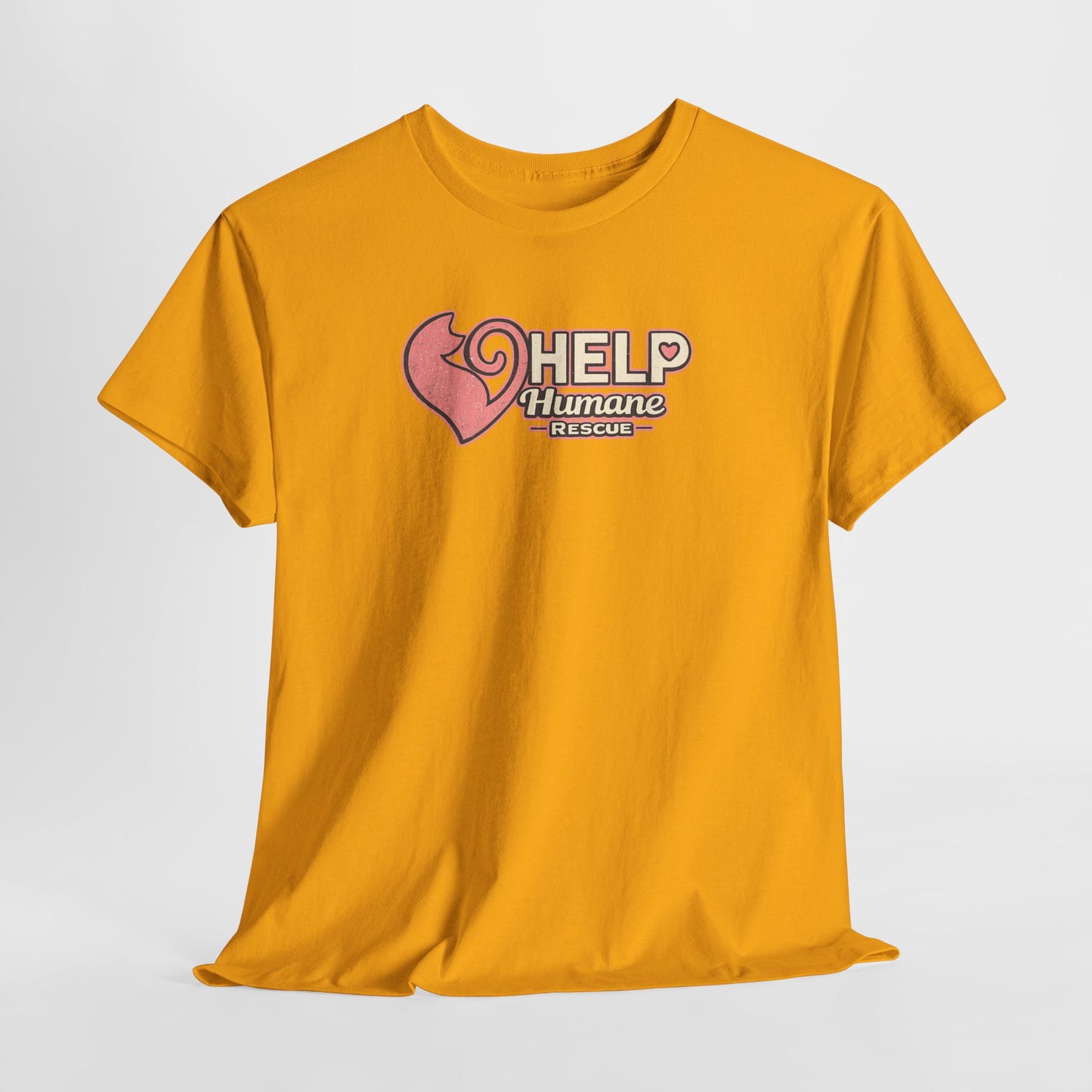 NEW!  Retro Style Help Humane Fundraising T-Shirt