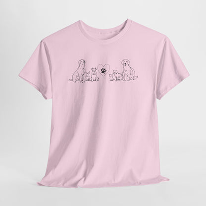 Delta Animal Shelter "Line Art" Collection - Logo on Back