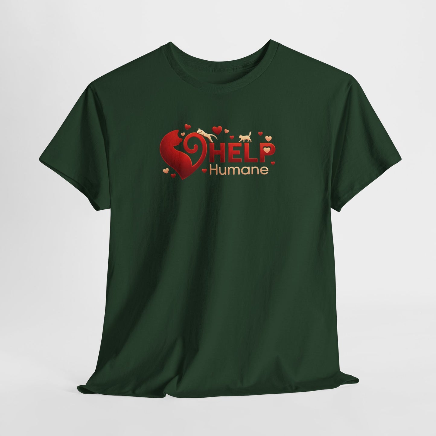 Help Humane Loving Heart T-Shirt