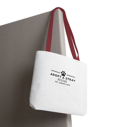 Adopt A Stray Rescue Tote Bag – QR Donate Charity Canvas Tote