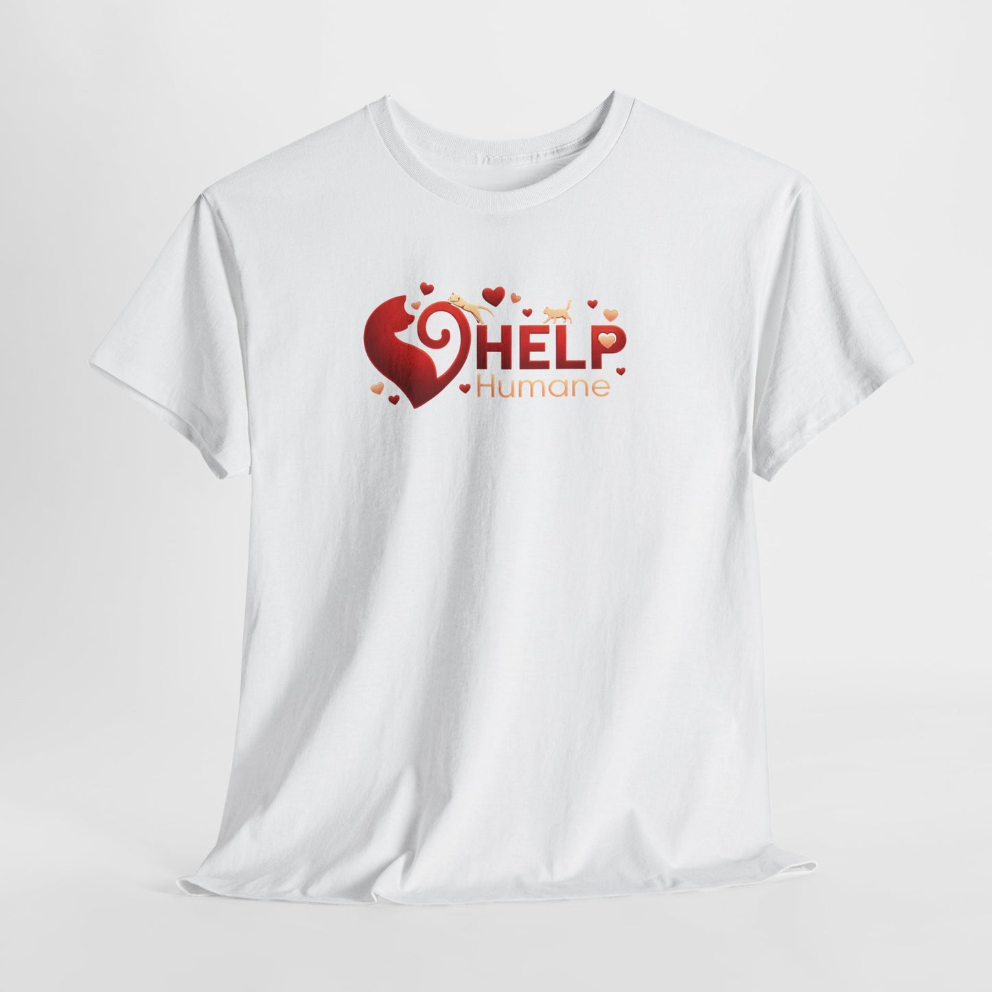 Help Humane Loving Heart T-Shirt