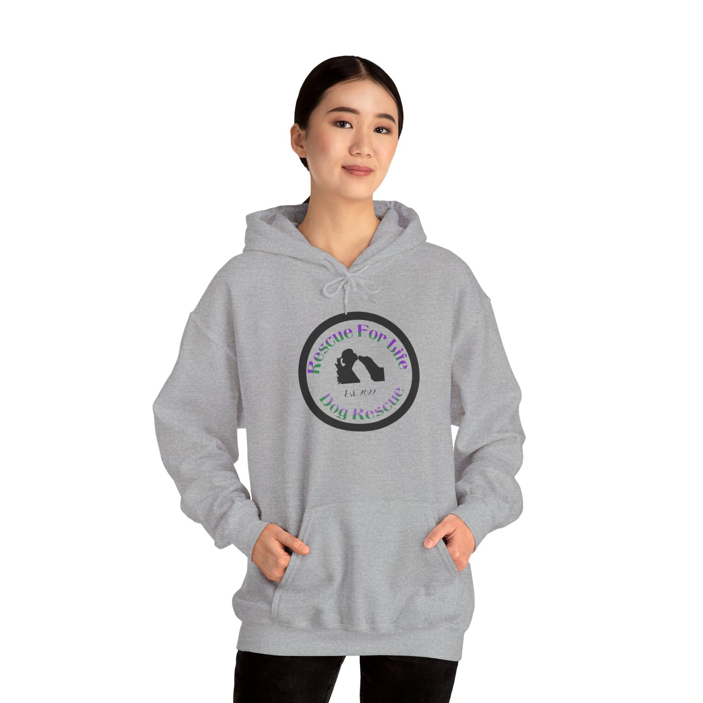 Rescue for Life Classic Style Logo — Est. 2022 Hoodie