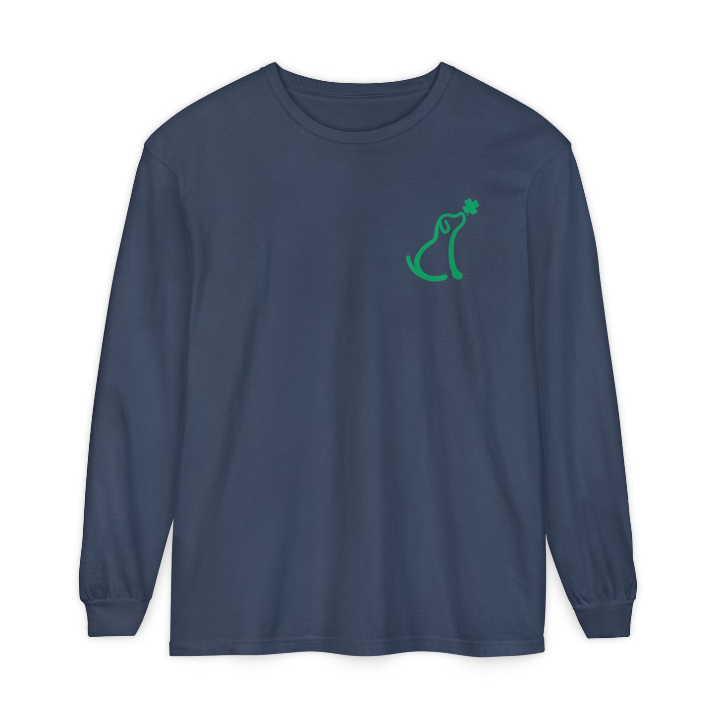 Staff Inventory Delta Animal Shelter Long Sleeve St. Patrick's Day Green Dog