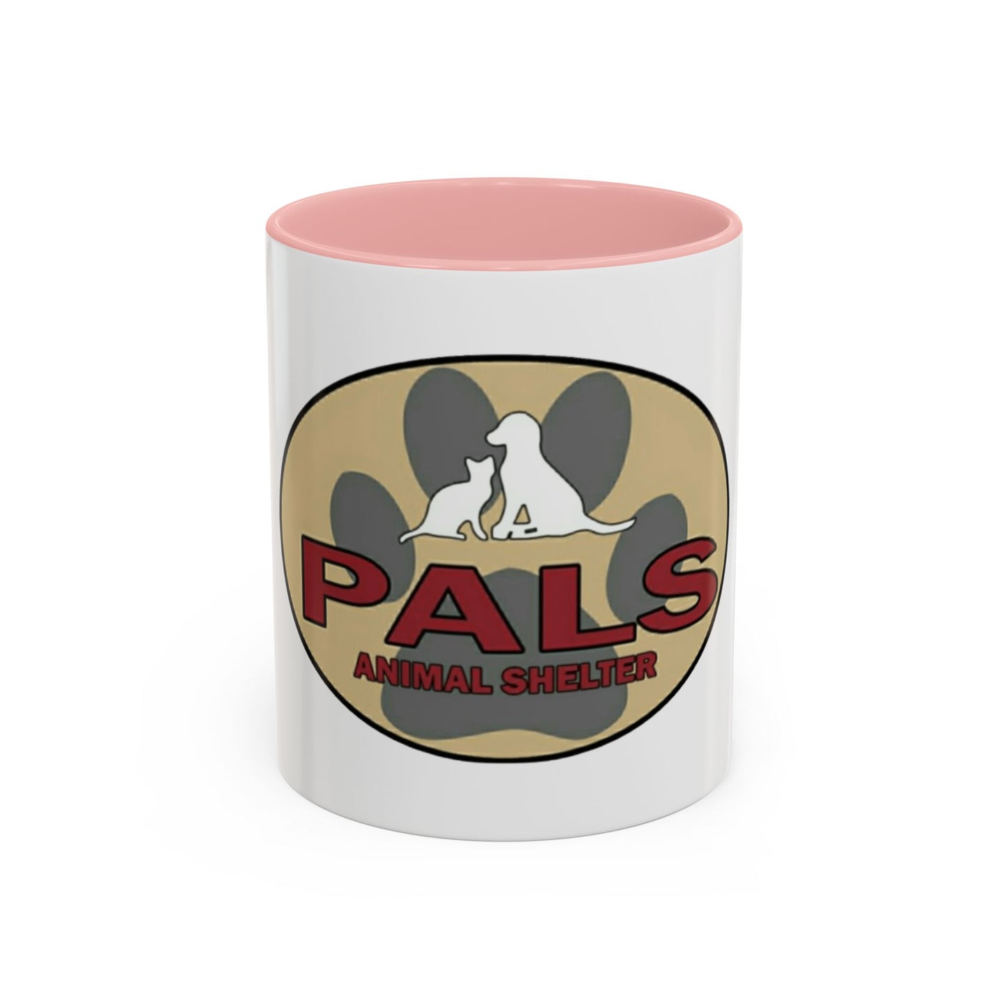 PALS Animal Shelter Coffee Mug – Paw Print Rescue Supporter 11/15oz