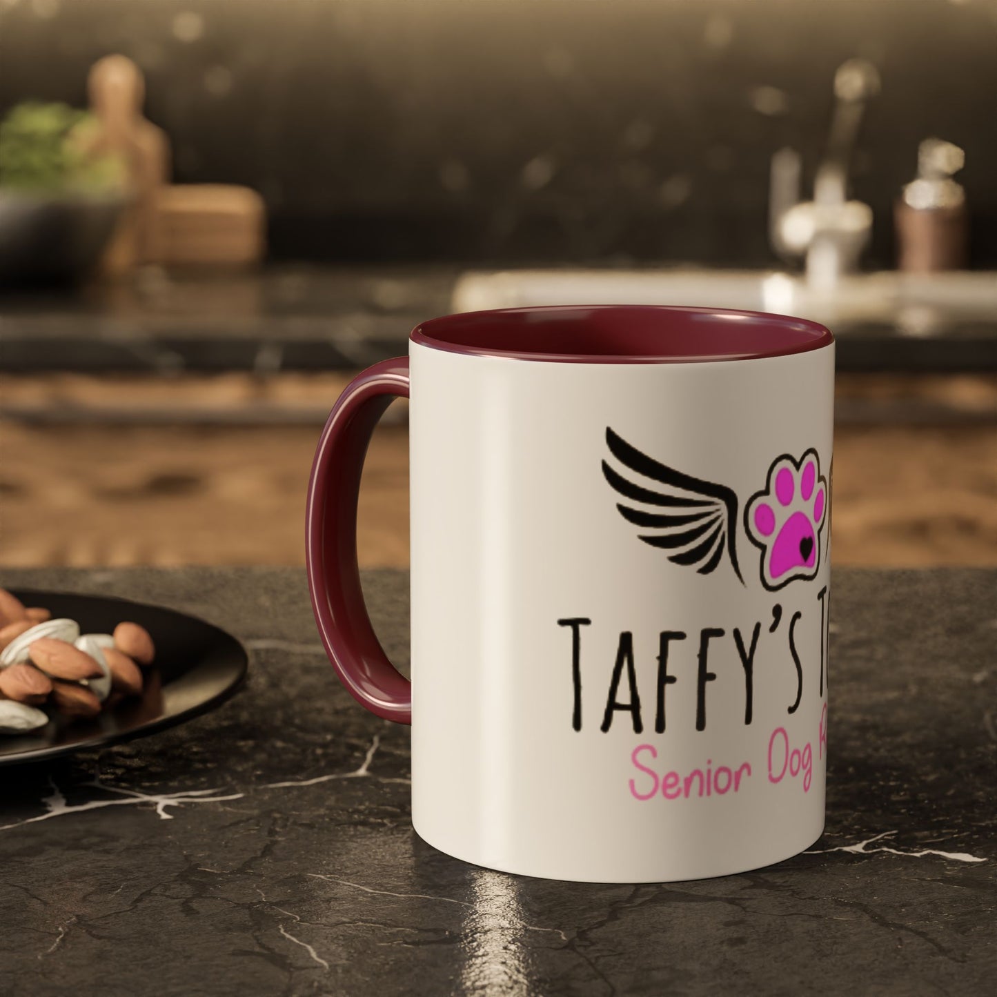 Taffy's Touch Senior Dog Rescue Mug — Colorful 11oz/15oz