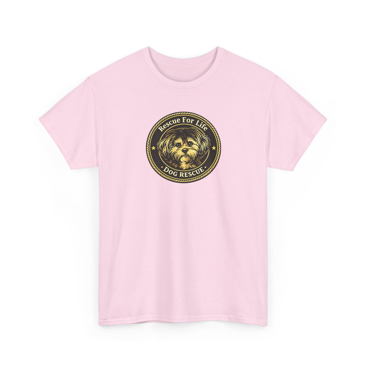 Rescue For Life Dog Rescue T-Shirt "Badge" Collection