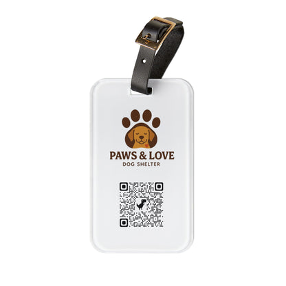 Paws and Love Luggage Tag