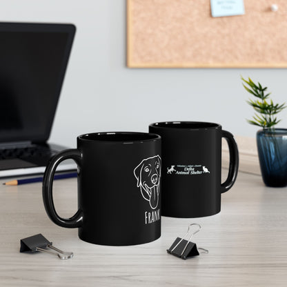 Personalized Black Dog Mug