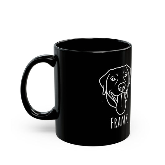 Personalized Black Dog Mug