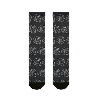 Animal Outreach Personalized Crew Socks - Minimalist Line Art or Studio Art