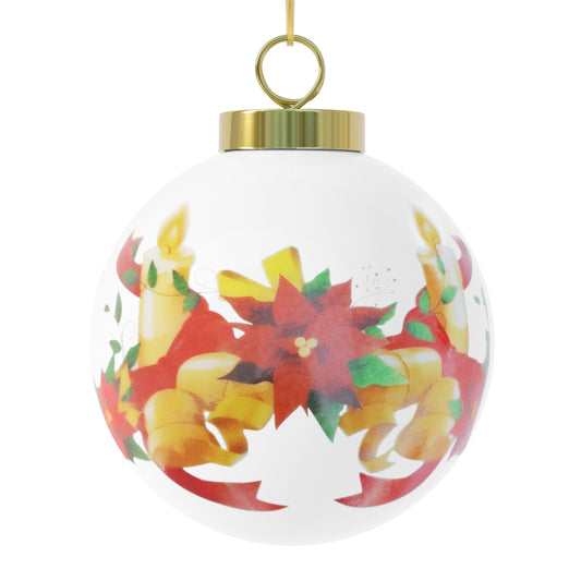 Personalized Christmas Ball Ornament - 20% to a Cause You Choose