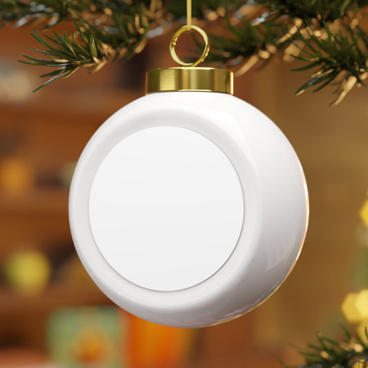 Personalized Christmas Ball Ornament - 20% to a Cause You Choose
