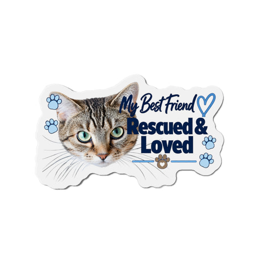 Animal Outreach Rescued & Loved 6"x6" Magnet
