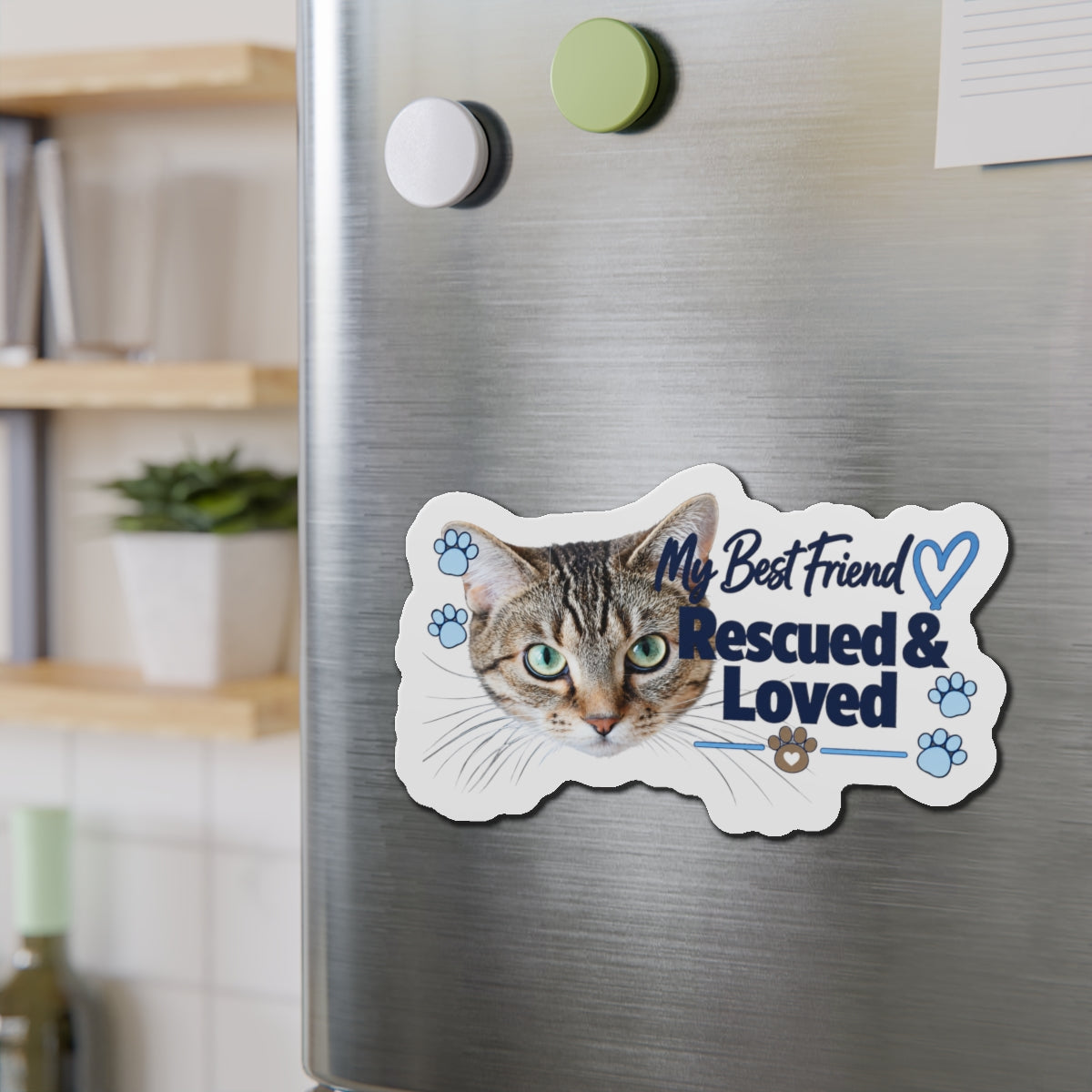 Animal Outreach Rescued & Loved Magnet