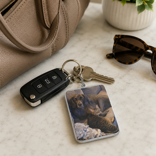Bring Them With You™ Personalized Plush Keychain