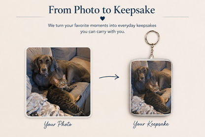 Bring Them With You™ Personalized Plush Keychain