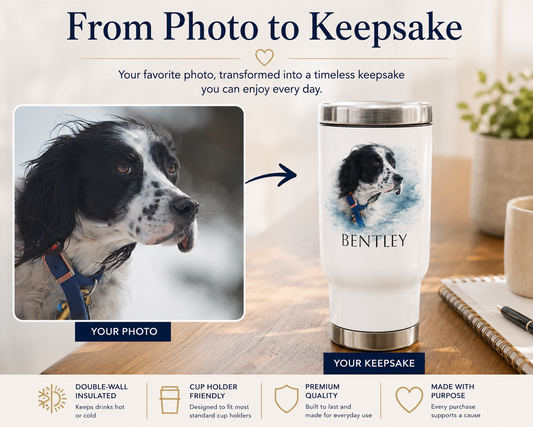 Personalized 14oz Travel Mug