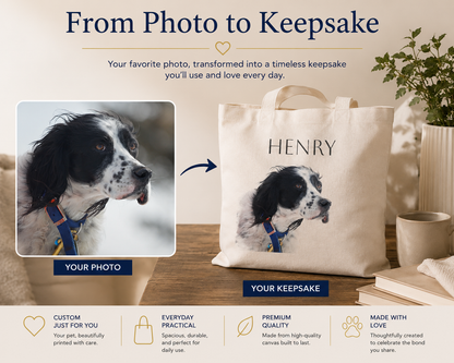 Bring Them With You™ Personalized Everyday Canvas Tote