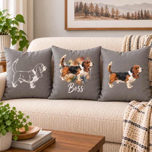 Personalized Faux Suede Pillow (cc)