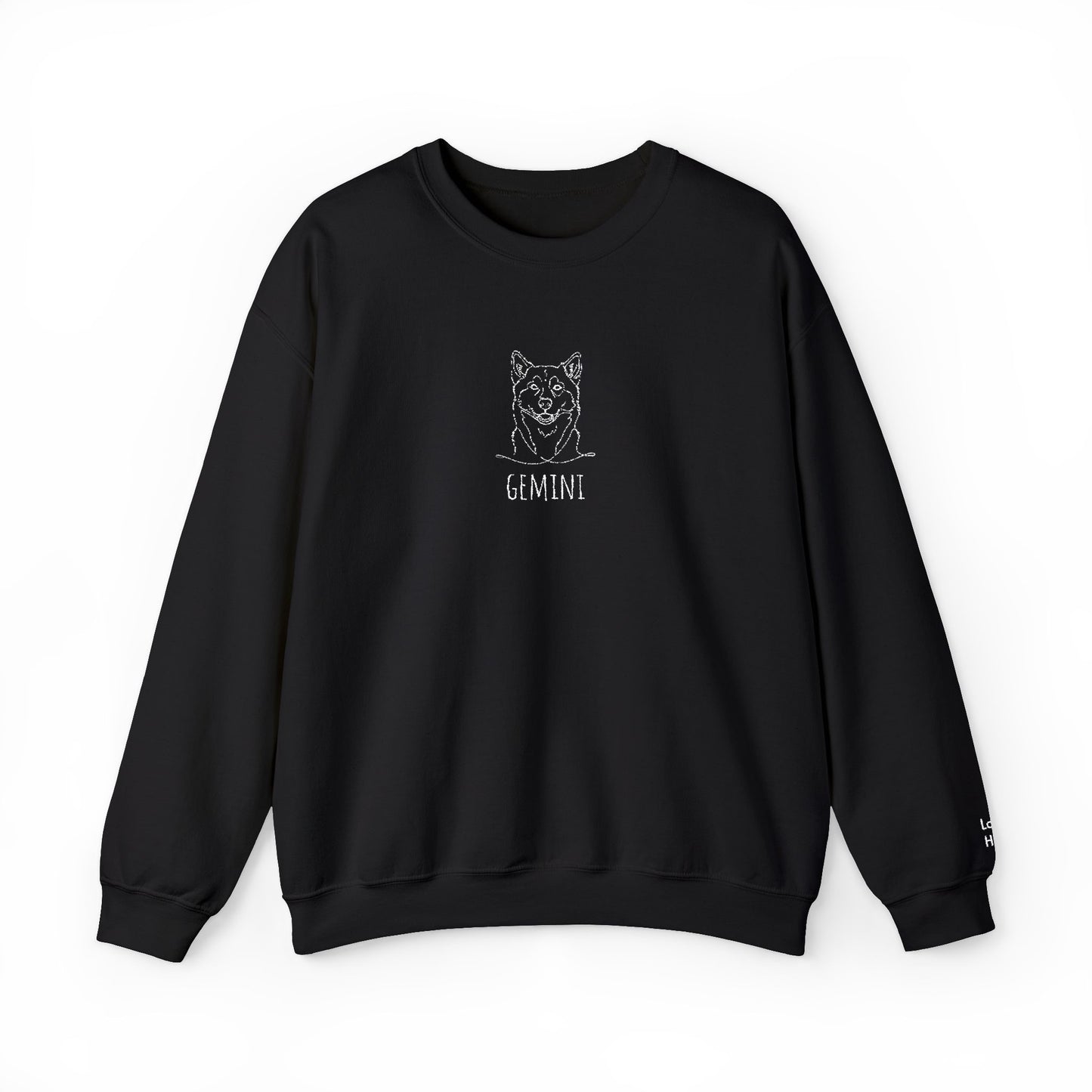Custom Embroidered Pet Long Sleeve Crewneck Collection