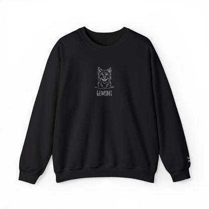 Custom Embroidered Pet Long Sleeve Crewneck Collection