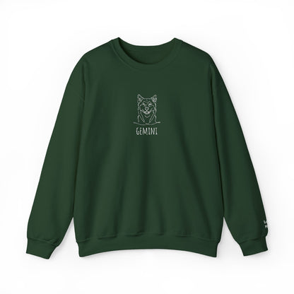 Custom Embroidered Pet Long Sleeve Crewneck Collection